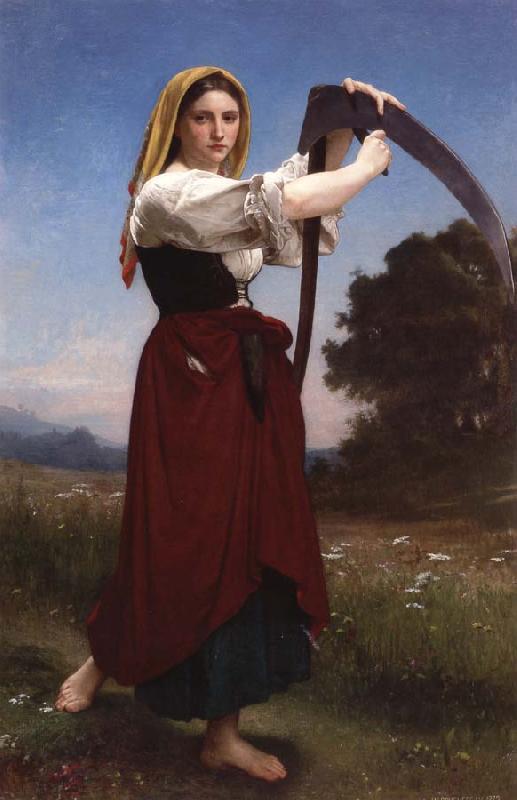 Adolphe William Bouguereau The Reaper oil painting picture